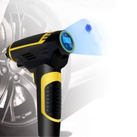 ポータブルエアコンプレッサー120W — 車、バイク、そして自転車に最適 