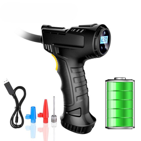 Přenosný vzduchový kompresor 120W — Rychlé a silné nafukování 