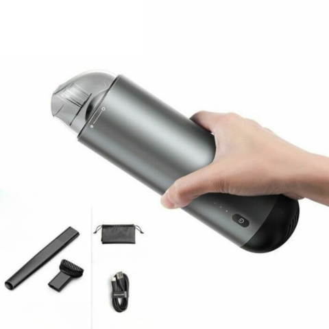 Bezdrátový automobilový vysavač — Rychlé a praktické čištění 