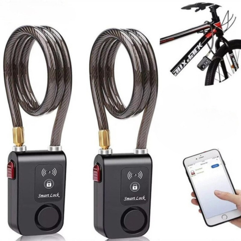 Smart Bike Lock With 110dB Alarm And App Control — Reliable And Modern Protection 