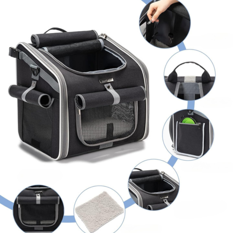 Pet Carrier for Animals — Ideal for Small Dogs and Cats 