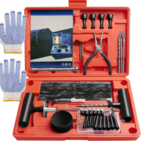Car Tire Repair Kit — Practical Tools 100 Pieces 