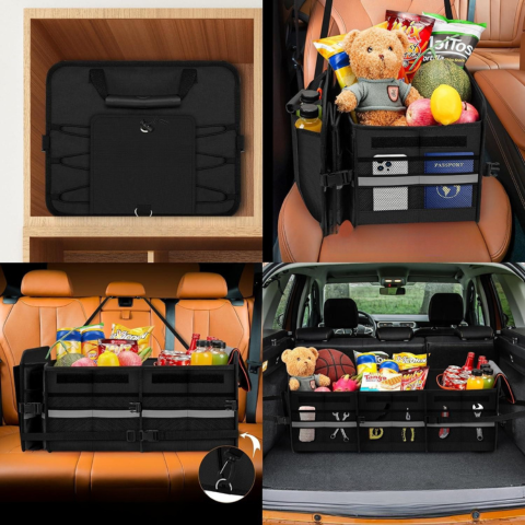 Car Trunk Organizer With Cooler Bag — Comfort And Organization 