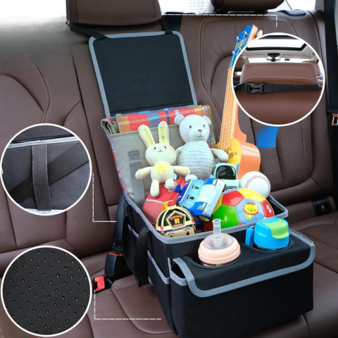Folding Rear Seat Organizer — Well Organized Travel 
