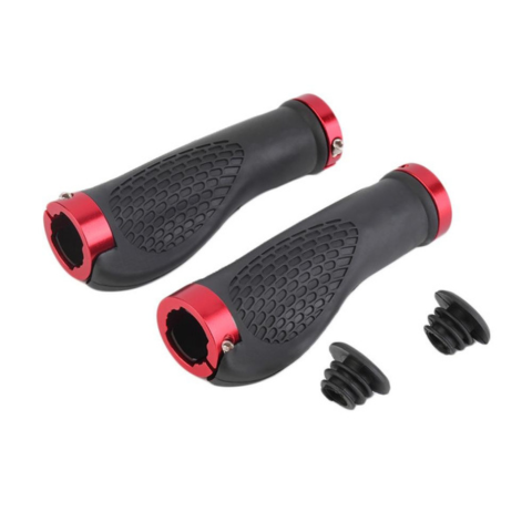 Rubber Handlebar Grips For Bicycle — Stability And Control 