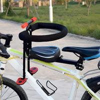 Lasten mukavuus ja vakaus - polkupyörän istuin jalkatuella 