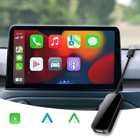 Universal Wireless Car Adapter — Easy to Use CarPlay and Android Auto 