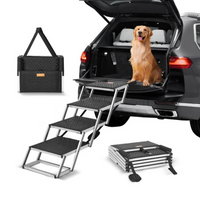 Foldable Stairs for Dogs — Easy Access to the Car Trunk 
