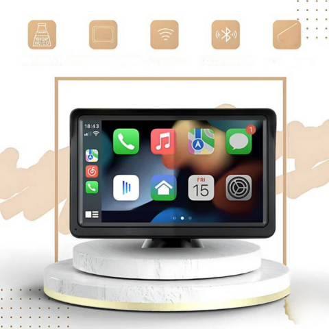 Car Multimedia System - HD Screen & Wireless CarPlay
