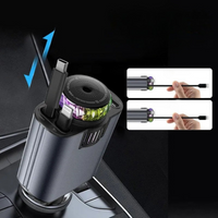 マルチファンクション車載充電器 — 高速充電 & アロマディフューザー 