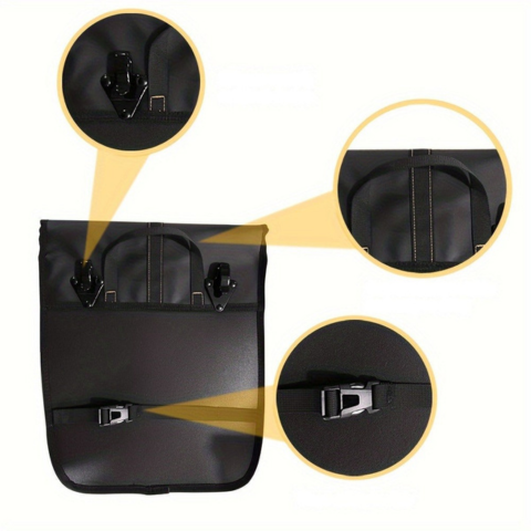 Double Waterproof Bicycle Bag — Large Capacity 10L 