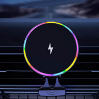 Support De Téléphone Voiture – Charge Sans Fil Et Éclairage Led