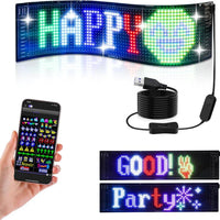 Programmerbart LED-skjerm for bil — Moderne kommunikasjon og stil 