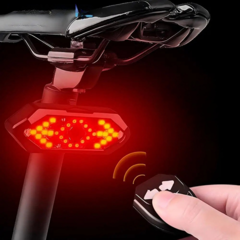 Bicycle Flashing Light – Rechargeable and Remote Control 