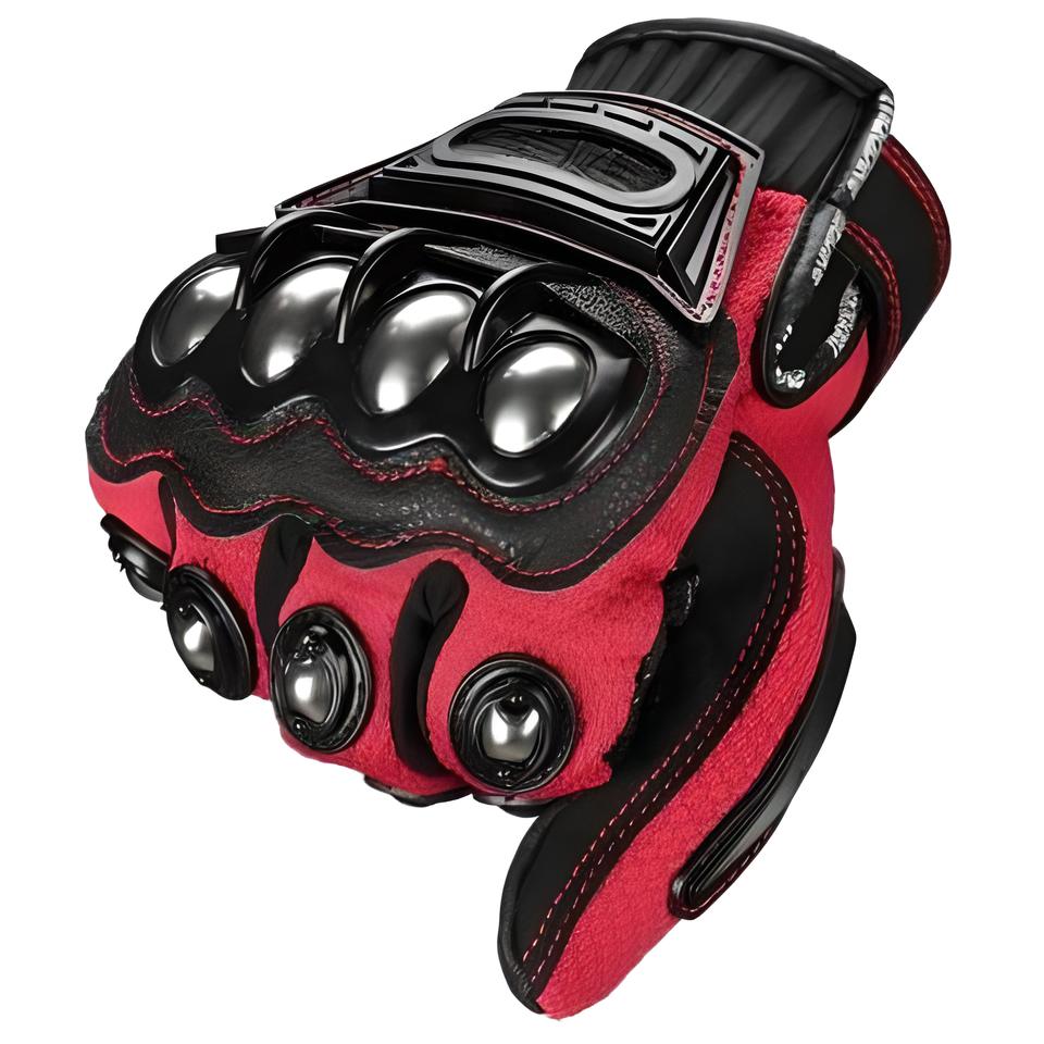 Motorcycle Gloves With Reinforced Shells – Ideal For On-Road And Off-Road 