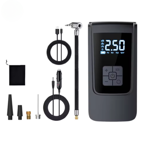 Mini Compressore d'Aria Portatile — Gonfiatore Senza Fili Intelligente 