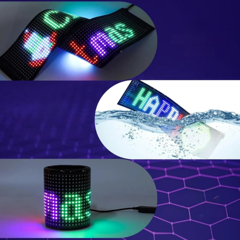 Programmerbart LED-skjerm for bil — Moderne kommunikasjon og stil 