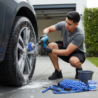 Súprava na čistenie auta — multifunkčná s úložnou taškou 