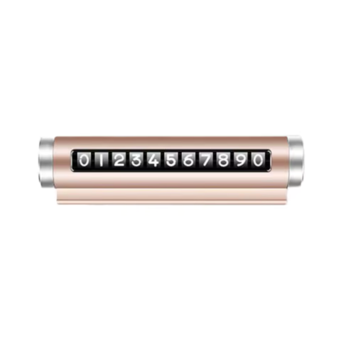 Tymczasowa Tablica Parkingowa — Widoczny Numer Telefonu 