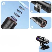 Waterproof Camera For Handlebar And Helmet – Ideal For Cycling And Motorcycling 