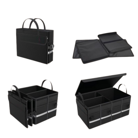 Organisateur Coffre Auto — Boîte De Rangement Étanche Et Pliable