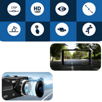 Front and Rear Dashcam — Clear and Accurate Recordings 