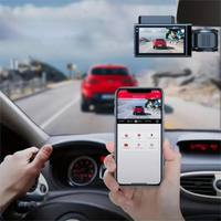 Eingebaute Kamera Auto — Doppelobjektiv mit integrierter Rückkamera 