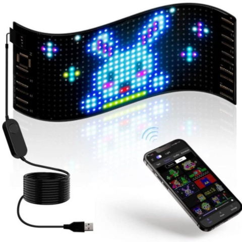 لوحة عرض LED للسيارات - نصوص ونقوش مخصصة 