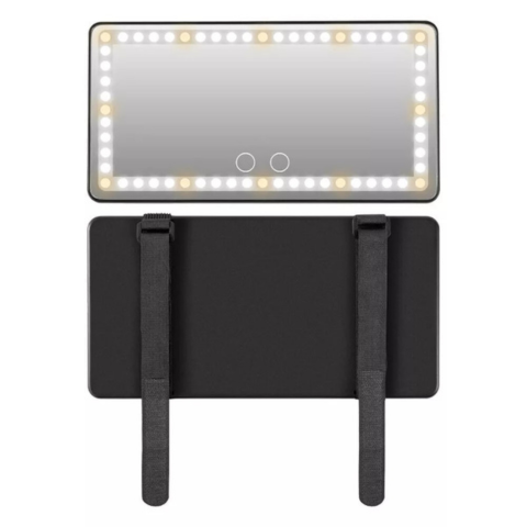 Lustro LED do Osłony Słonecznej w Samochodzie – Regulowane i Ładowalne Oświetlenie 