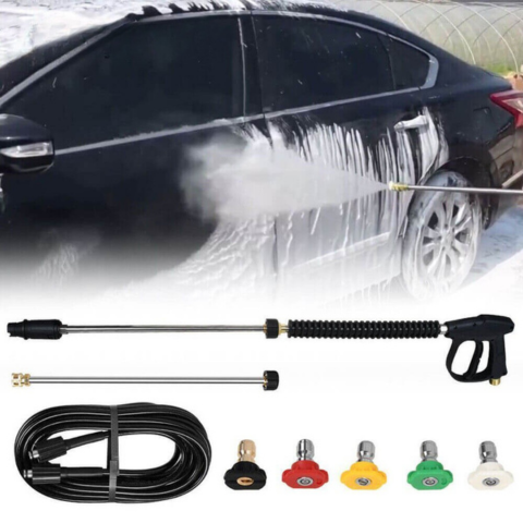 High-Pressure Washing Gun — Powerful and Fast Cleaning 