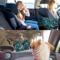 Podwójny wentylator do samochodu — idealny na lato i zimę 