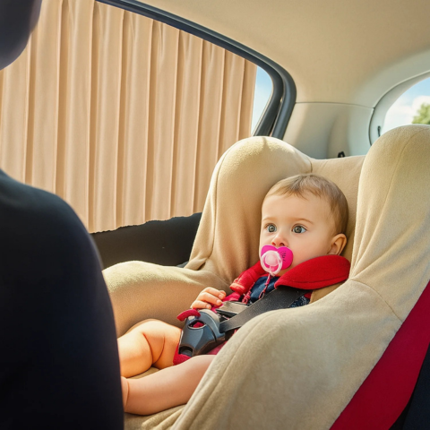 Parasole lato auto — Viaggio piacevole e protetto 