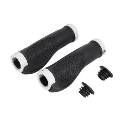 Rubber Handlebar Grips For Bicycle — Stability And Control 
