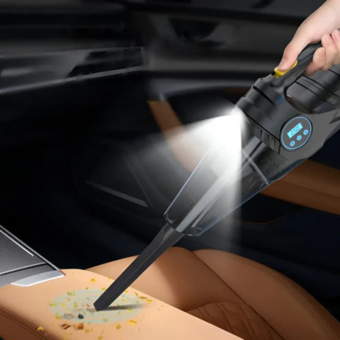 Multifunctional Car Vacuum Cleaner — Instant Cleaning and Inflation 