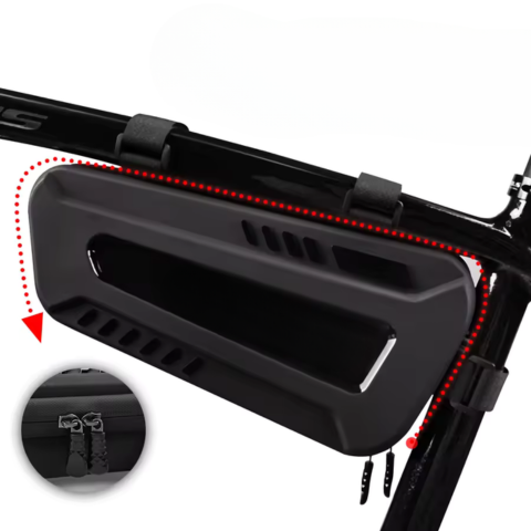Pevná vodotěsná brašna na řídítka — Praktické úložiště pro kolo 