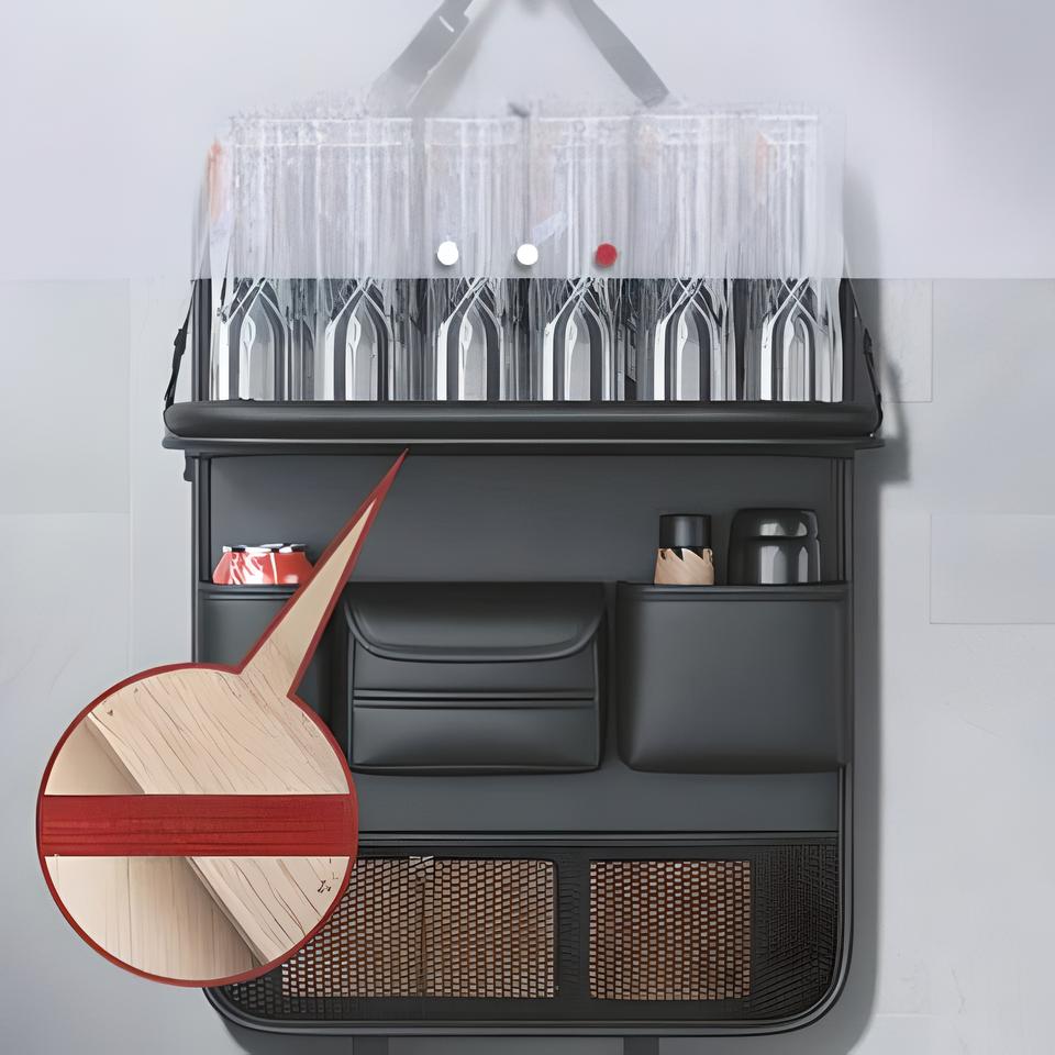 منظم مقعد السيارة مع جهاز لوحي مدمج - ضمان الراحة والعملية 