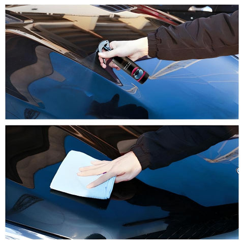 Auton naarmuuntumisenesto-suihke – Kiilto ja välitön suoja 