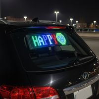 Programmerbart LED-skjerm for bil — Moderne kommunikasjon og stil 