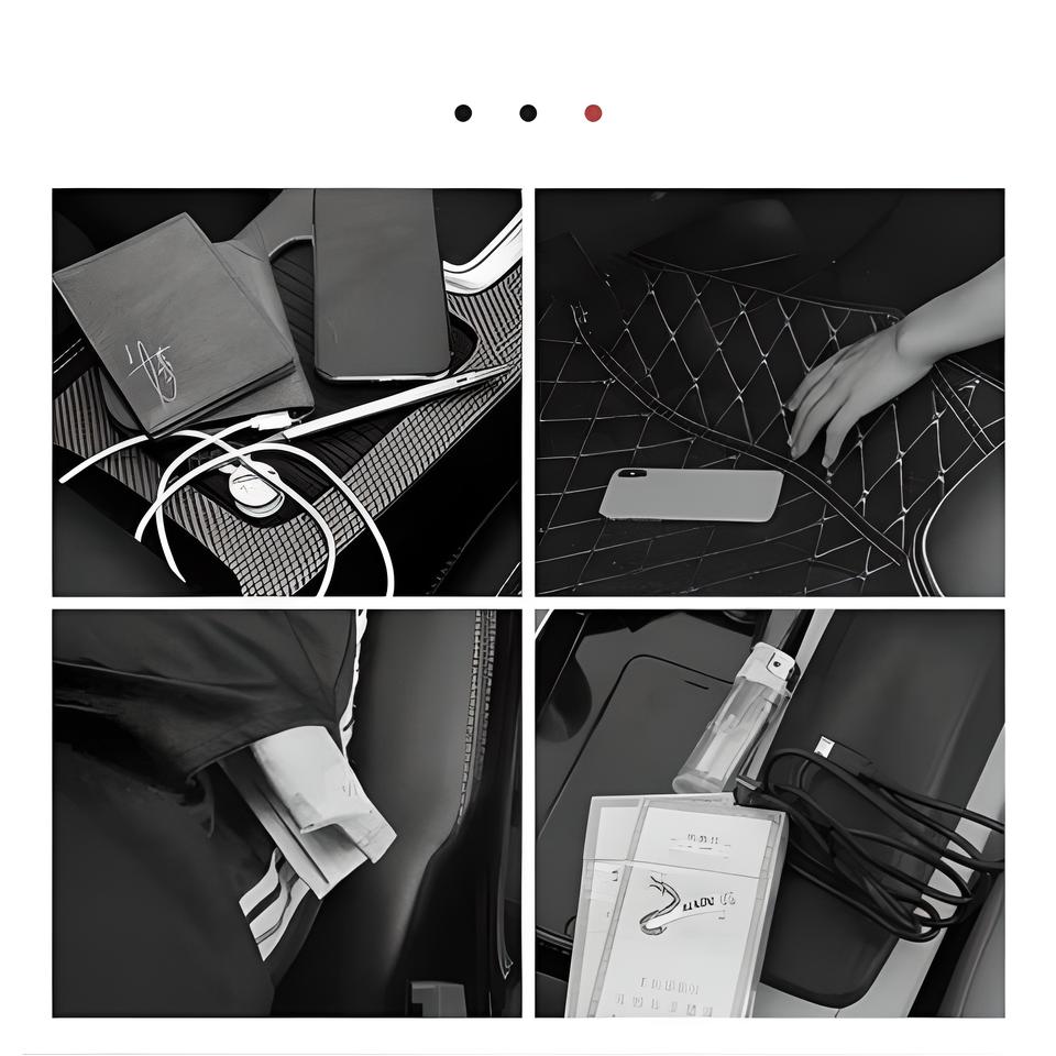 منظم مقعد السيارة مع جهاز لوحي مدمج - ضمان الراحة والعملية 