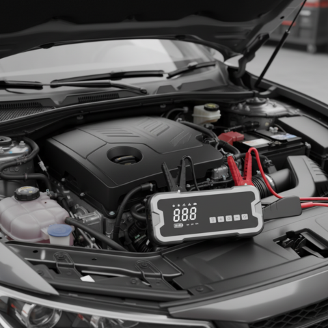 Portable Car Starter — Multifunctional With Compressor 