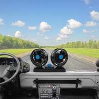 Podwójny wentylator do samochodu — idealny na lato i zimę 