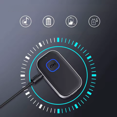 جهاز استقبال بلوتوث للسيارة - للمكالمات، الموسيقى ونظام تحديد المواقع 