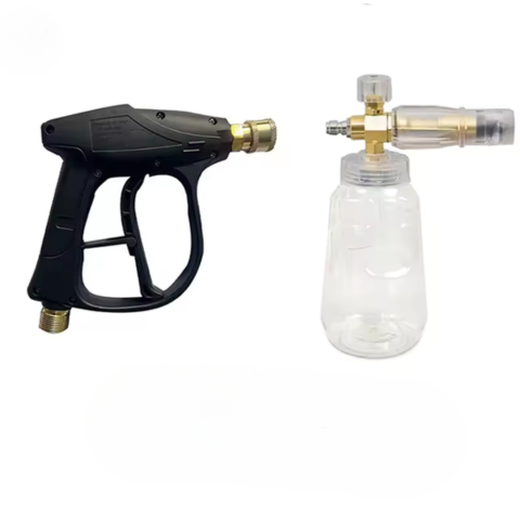 High Pressure Gun With Foam Cannon — Powerful Cleaning 