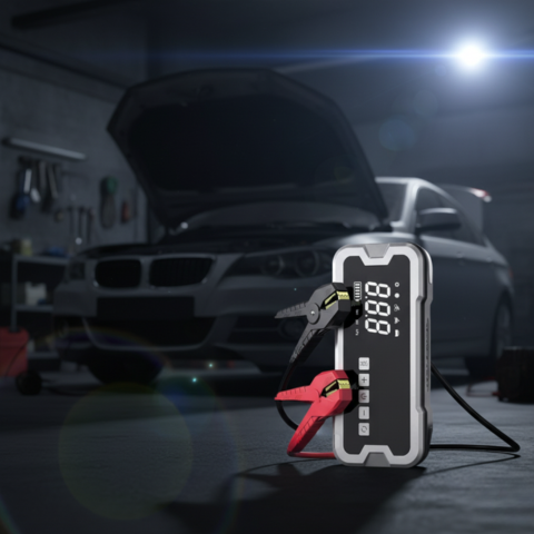 Portable Car Starter — Multifunctional With Compressor 