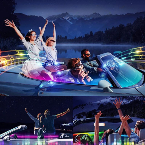 Zestaw Oświetlenia Wnętrza Samochodu LED — Stwórz Idealną Atmosferę 