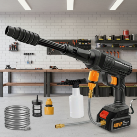 High Pressure Cleaning Gun — Compact and Powerful 