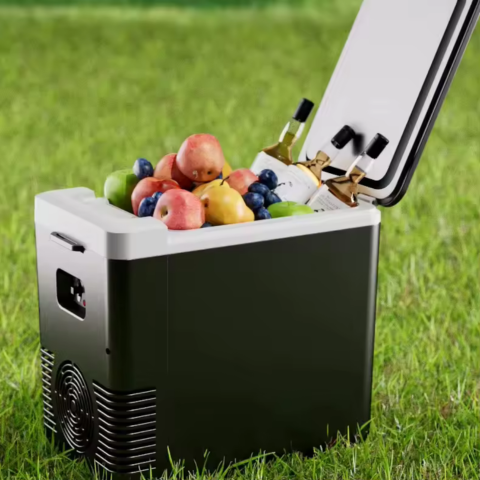 Mini chladnička a ohřívač jídel do auta — 2 v 1 praktické 