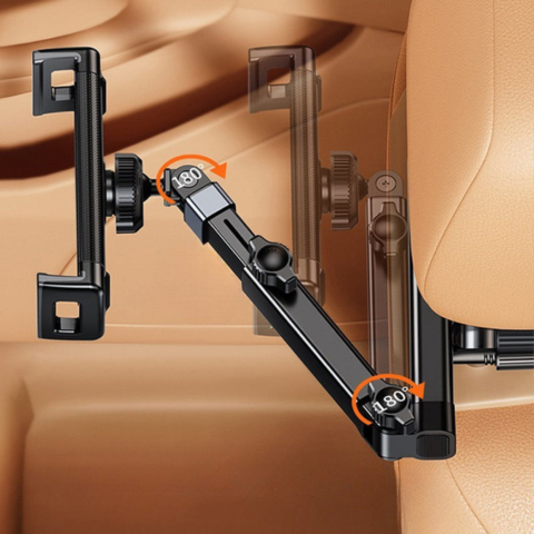 Unterstützung für Telefon und Tablet im Auto – Verstellbare Kopfstützenhalterung 