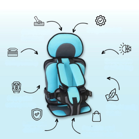 Portable Child Car Seat – Lightweight, Practical, and Safe 