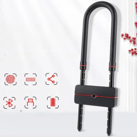 Bluetooth Connected Bike Lock & Fingerprint 